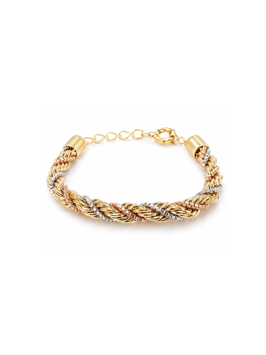Pulseira Cordão Baiano em Ouro