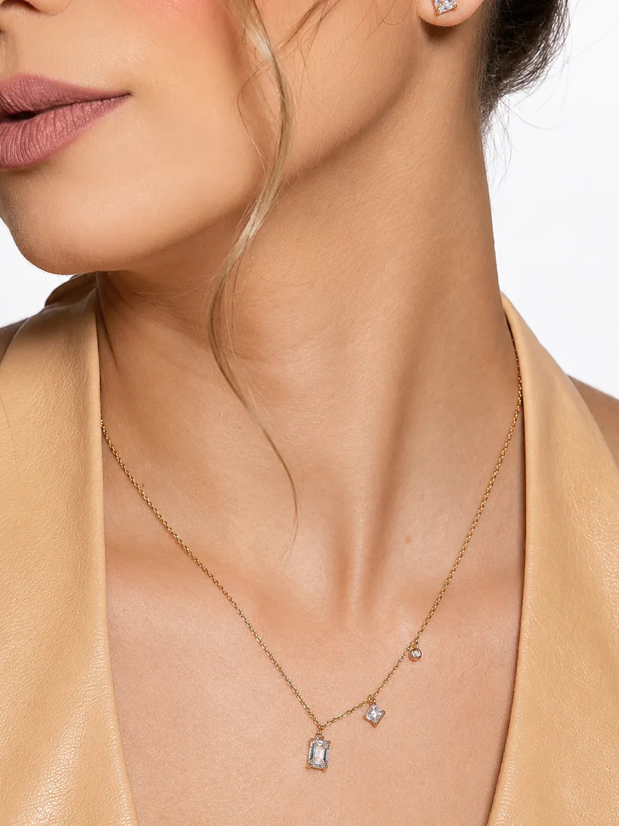 Conjunto Ponto de Luz em Ouro